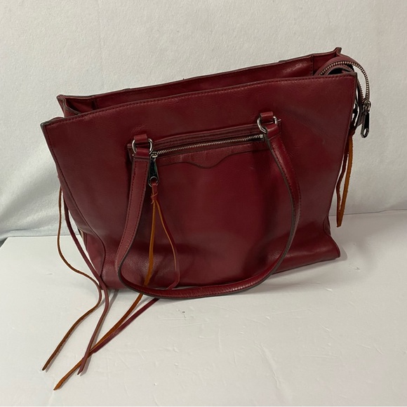 Rebecca Minkoff Large Red Leather Tote - Picture 4 of 12